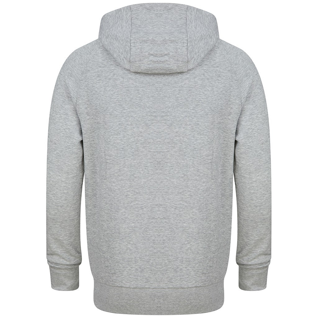 Heather Grey - Back - Tombo Unisex Adult Athleisure Hoodie