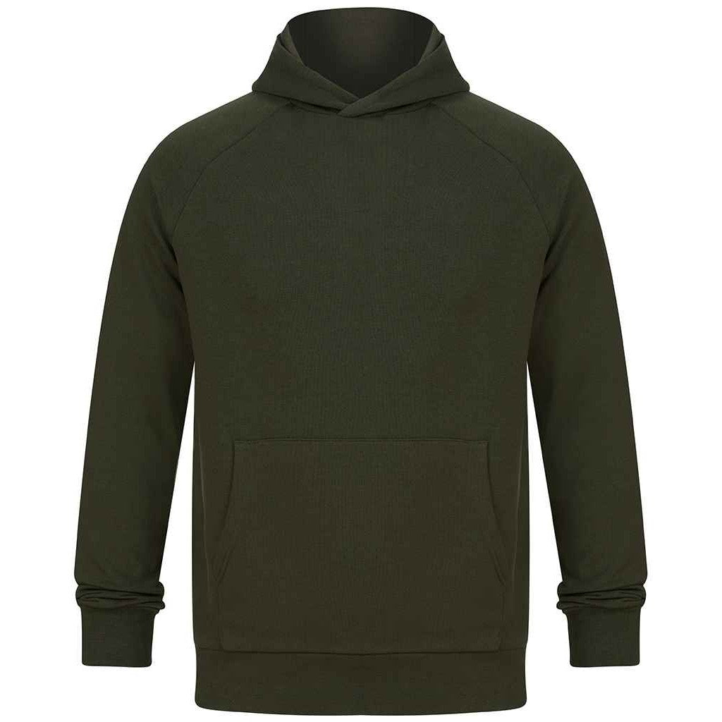 Olive Green - Front - Tombo Unisex Adult Athleisure Hoodie