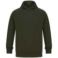 Olive Green - Front - Tombo Unisex Adult Athleisure Hoodie
