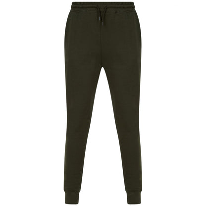 Olive Green - Front - Tombo Unisex Adult Athleisure Jogging Bottoms