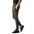 Olive Green - Side - Tombo Unisex Adult Athleisure Jogging Bottoms
