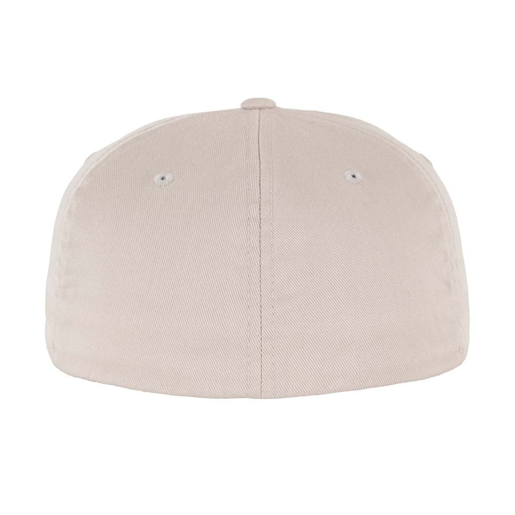 Stone-Silver - Back - Flexfit Wooly Combed Cap