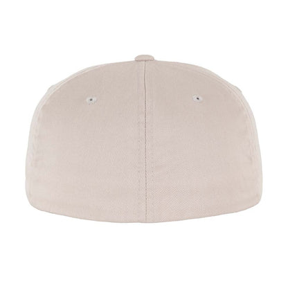 Stone-Silver - Back - Flexfit Wooly Combed Cap