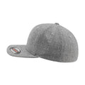 Heather Grey - Side - Flexfit Span Plain Cap