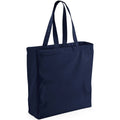 French Navy - Front - Westford Mill Classic Canvas Tote Bag