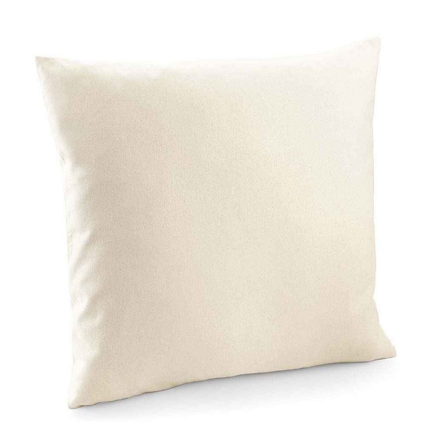 Natural - Front - Westford Mill Cotton Canvas Square Cushion Cover