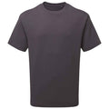 Charcoal - Front - Anthem Unisex Adult Heavyweight T-Shirt