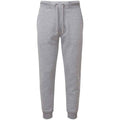 Grey Marl - Front - Anthem Unisex Adult Organic Jogging Bottoms