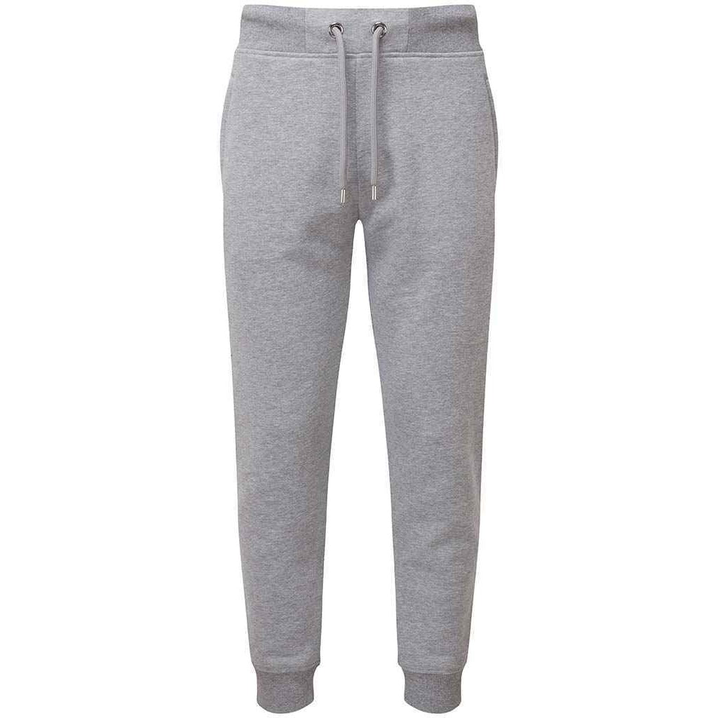 Grey Marl - Front - Anthem Unisex Adult Organic Jogging Bottoms