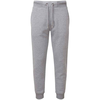 Grey Marl - Front - Anthem Unisex Adult Organic Jogging Bottoms