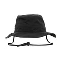 Black - Front - Flexfit Angler Hat