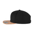 Black - Side - Flexfit Cork Snapback Cap