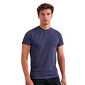 Navy Marl - Back - Premier Mens Comis Sustainable T-Shirt