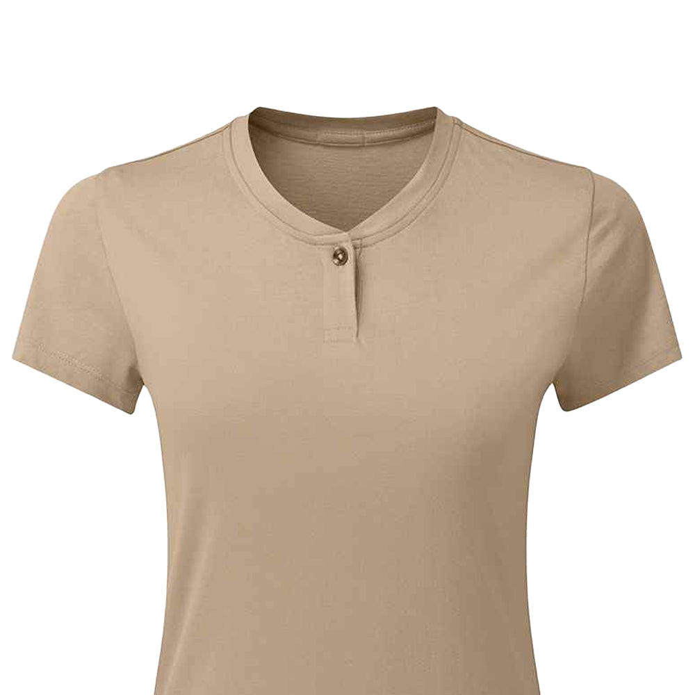 Khaki - Back - Premier Womens-Ladies Comis Sustainable T-Shirt