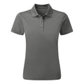 Dark Grey - Front - Premier Womens-Ladies Sustainable Polo Shirt