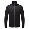 Black - Front - Premier Mens Sustainable Sweat Jacket