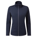French Navy - Front - Premier Womens-Ladies Dyed Sweat Jacket