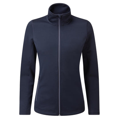 French Navy - Front - Premier Womens-Ladies Dyed Sweat Jacket
