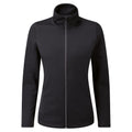 Black - Front - Premier Womens-Ladies Dyed Sweat Jacket