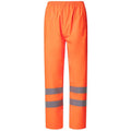Orange - Front - Yoko Unisex Adult Flex U-Dry Over Trousers