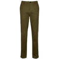 Deep Khaki - Front - NEOBLU Mens Gustave Chinos