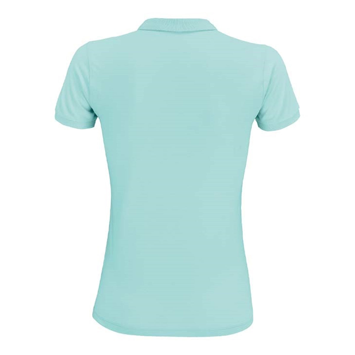 Arctic Blue - Back - SOLS Womens-Ladies Planet Organic Polo Shirt