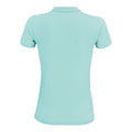 Arctic Blue - Back - SOLS Womens-Ladies Planet Organic Polo Shirt