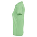 Frozen Green - Side - SOLS Womens-Ladies Planet Organic Polo Shirt