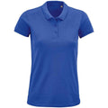 Royal Blue - Front - SOLS Womens-Ladies Planet Organic Polo Shirt
