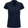 French Navy - Front - SOLS Womens-Ladies Planet Organic Polo Shirt