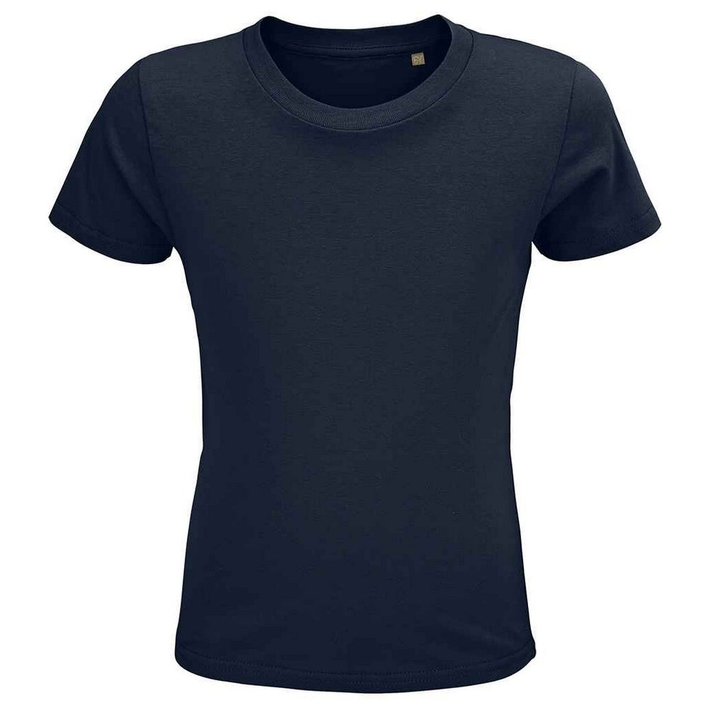 French Navy - Front - SOLS Childrens-Kids Crusader Organic T-Shirt