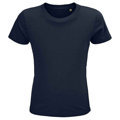 French Navy - Front - SOLS Childrens-Kids Crusader Organic T-Shirt