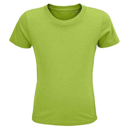 Apple Green - Front - SOLS Childrens-Kids Crusader Organic T-Shirt