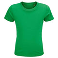 Kelly Green - Front - SOLS Childrens-Kids Crusader Organic T-Shirt