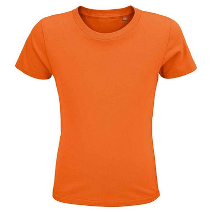 Orange - Front - SOLS Childrens-Kids Crusader Organic T-Shirt