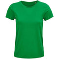 Kelly Green - Front - SOLS Womens-Ladies Crusader Organic T-Shirt