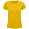 Gold - Front - SOLS Womens-Ladies Crusader Organic T-Shirt