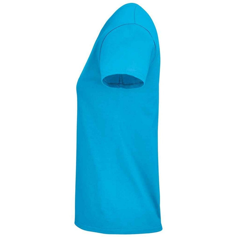Aqua Blue - Back - SOLS Womens-Ladies Crusader Organic T-Shirt