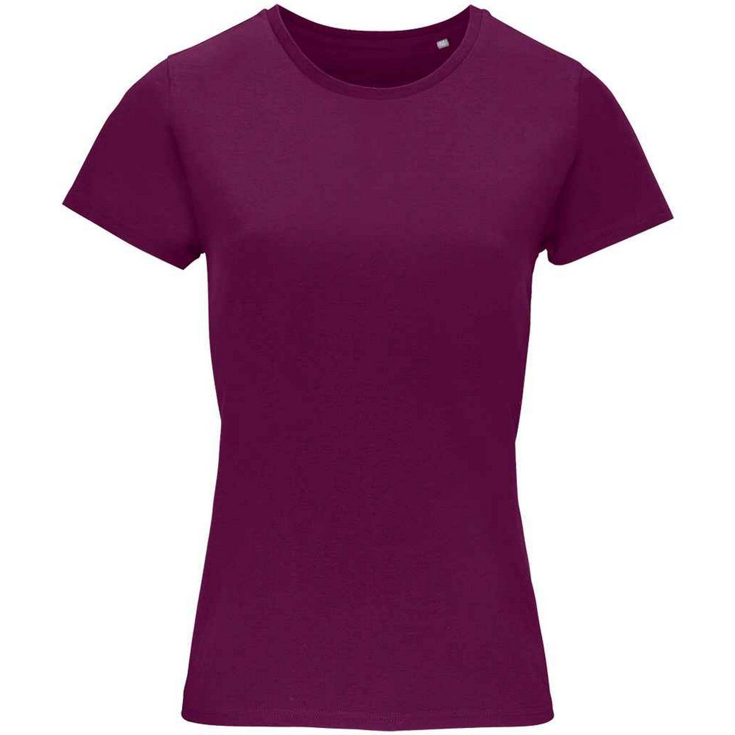 Burgundy - Lifestyle - SOLS Womens-Ladies Crusader Organic T-Shirt