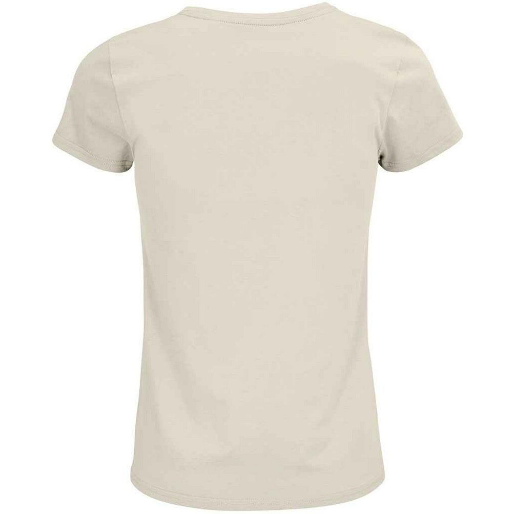 Natural - Back - SOLS Womens-Ladies Crusader Organic T-Shirt