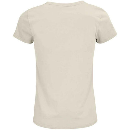 Natural - Back - SOLS Womens-Ladies Crusader Organic T-Shirt