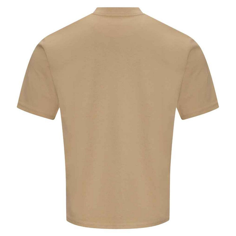 Desert Sand - Back - Awdis Unisex Adult 100 Oversized T-Shirt