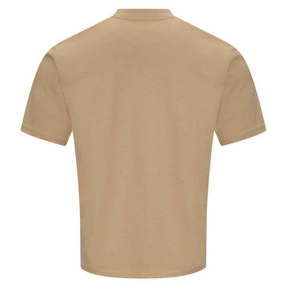 Desert Sand - Back - Awdis Unisex Adult 100 Oversized T-Shirt