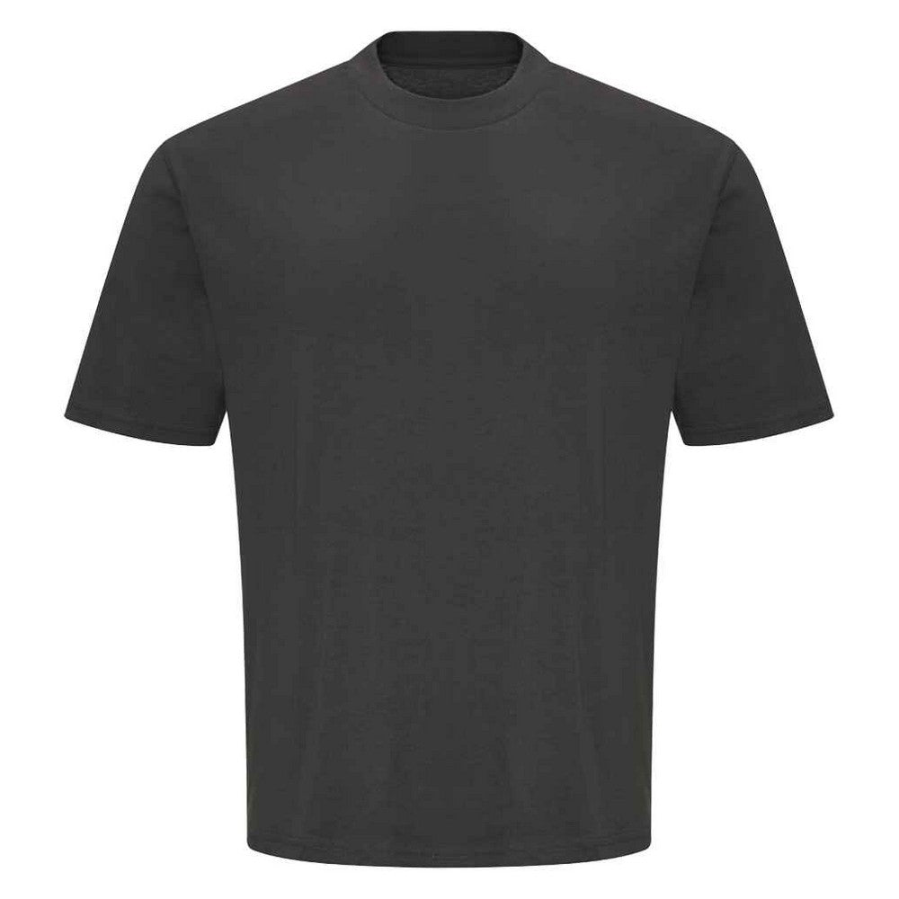 Shark Grey - Front - Awdis Unisex Adult 100 Oversized T-Shirt