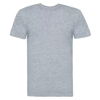 Heather Grey - Back - Awdis Unisex Adult 100 Oversized T-Shirt