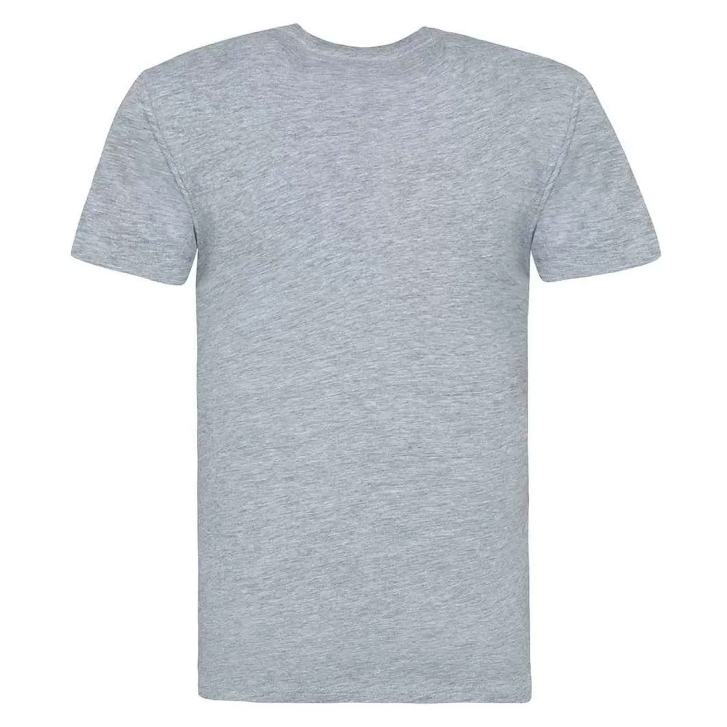 Heather Grey - Back - Awdis Unisex Adult 100 Oversized T-Shirt
