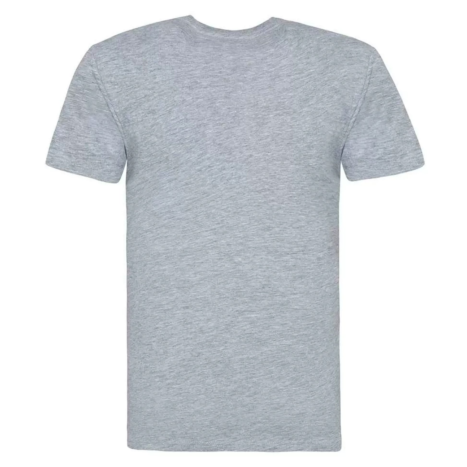 Heather Grey - Back - Awdis Unisex Adult 100 Oversized T-Shirt
