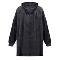 Seal Grey - Back - Regatta Unisex Adult Snuggler Fleece Oversized Hoodie