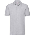 Athletic Heather - Front - Fruit of the Loom Mens Premium Pique Polo Shirt