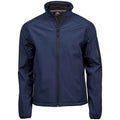 Navy - Front - Tee Jays Mens Lightweight Active Soft Shell Jacket